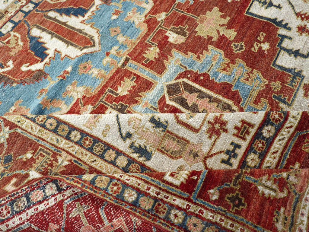 Antique Persian Heriz / Serapi Carpet, No.8639 - Gss