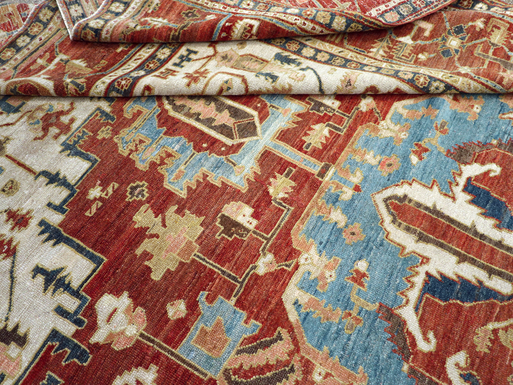 Antique Persian Heriz / Serapi Carpet, No.8639 - Gss