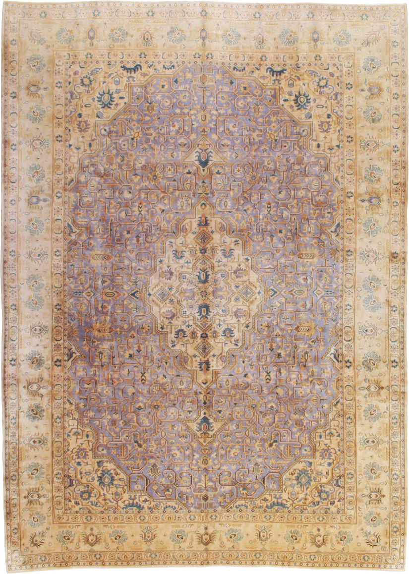 Vintage Persian Kashan Carpet, No.8651 - Gss