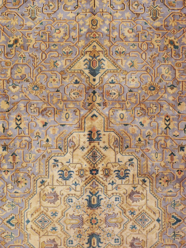 Vintage Persian Kashan Carpet, No.8651 - Gss