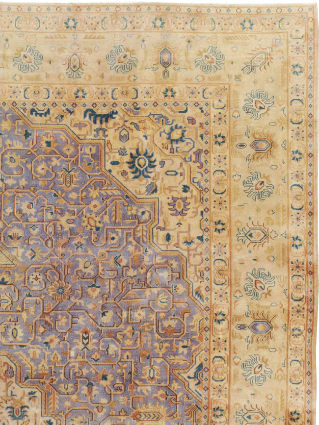 Vintage Persian Kashan Carpet, No.8651 - Gss