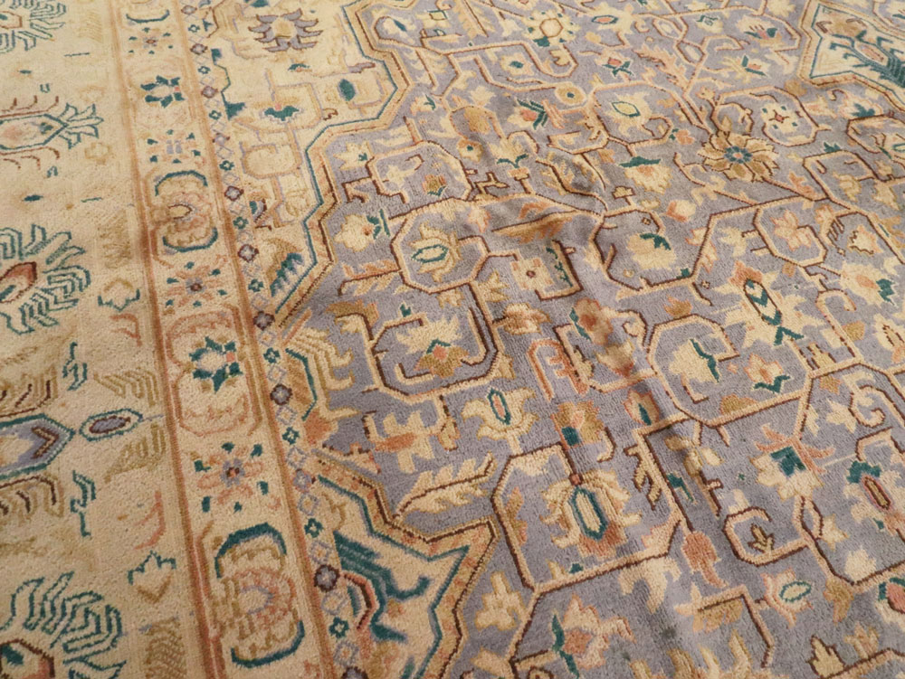 Vintage Persian Kashan Carpet, No.8651 - Gss