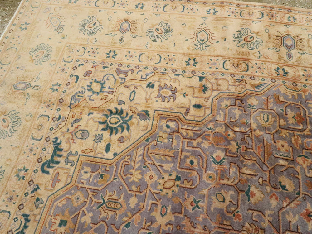 Vintage Persian Kashan Carpet, No.8651 - Gss