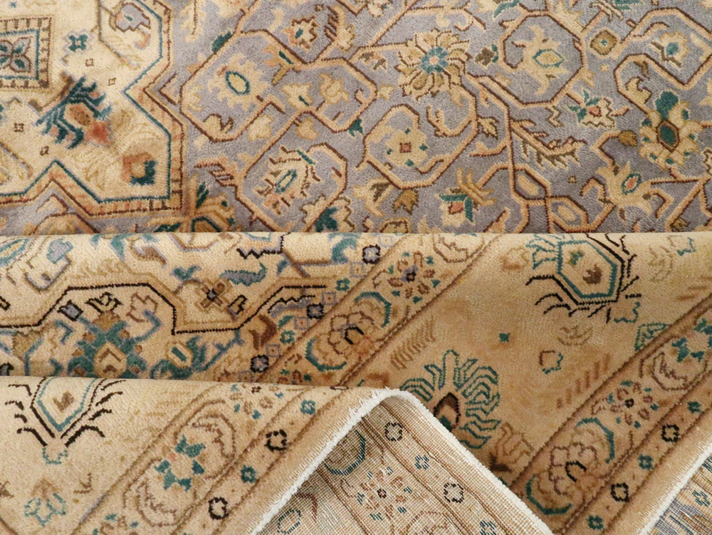 Vintage Persian Kashan Carpet, No.8651 - Gss