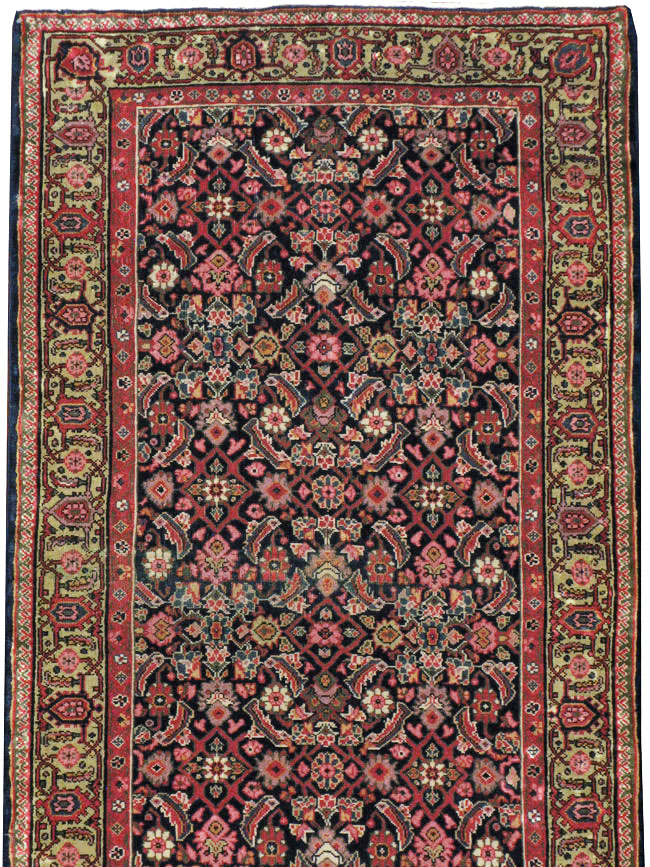 Antique Persian Fereghan Long Runner, No.8652 - Gss