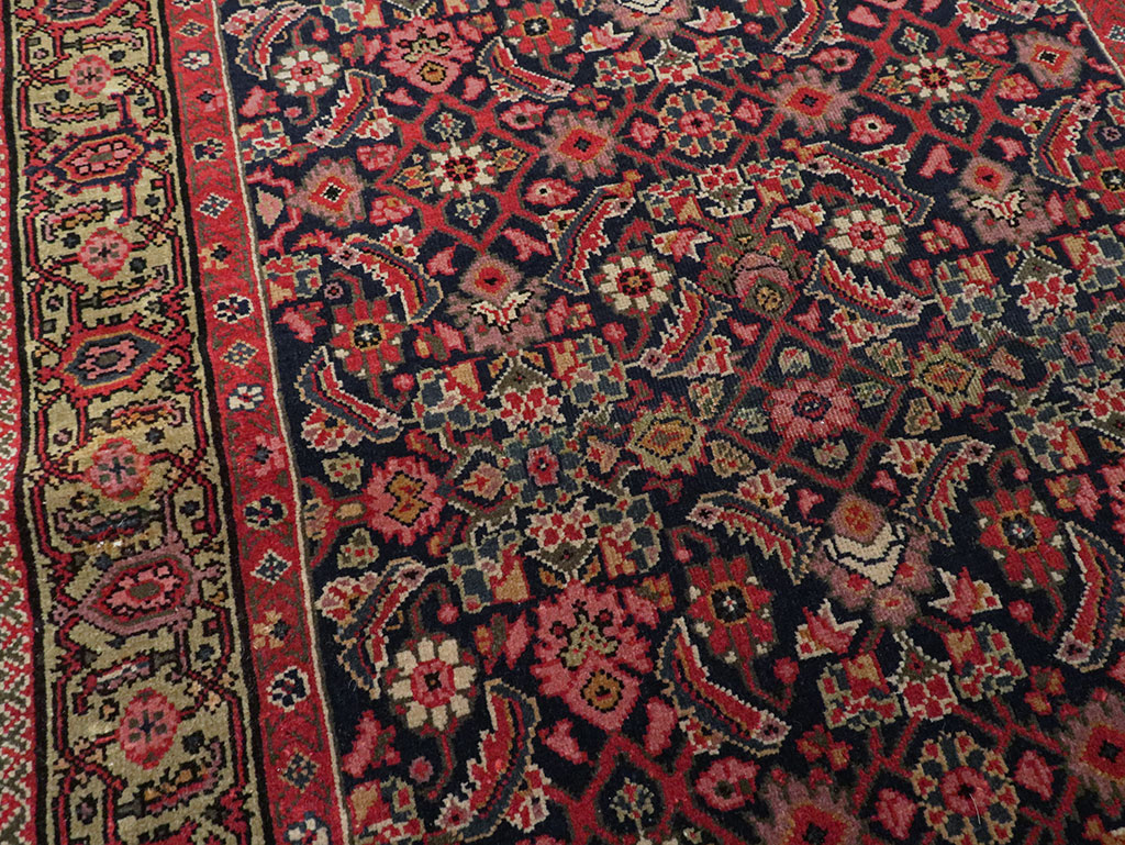 Antique Persian Fereghan Long Runner, No.8652 - Gss