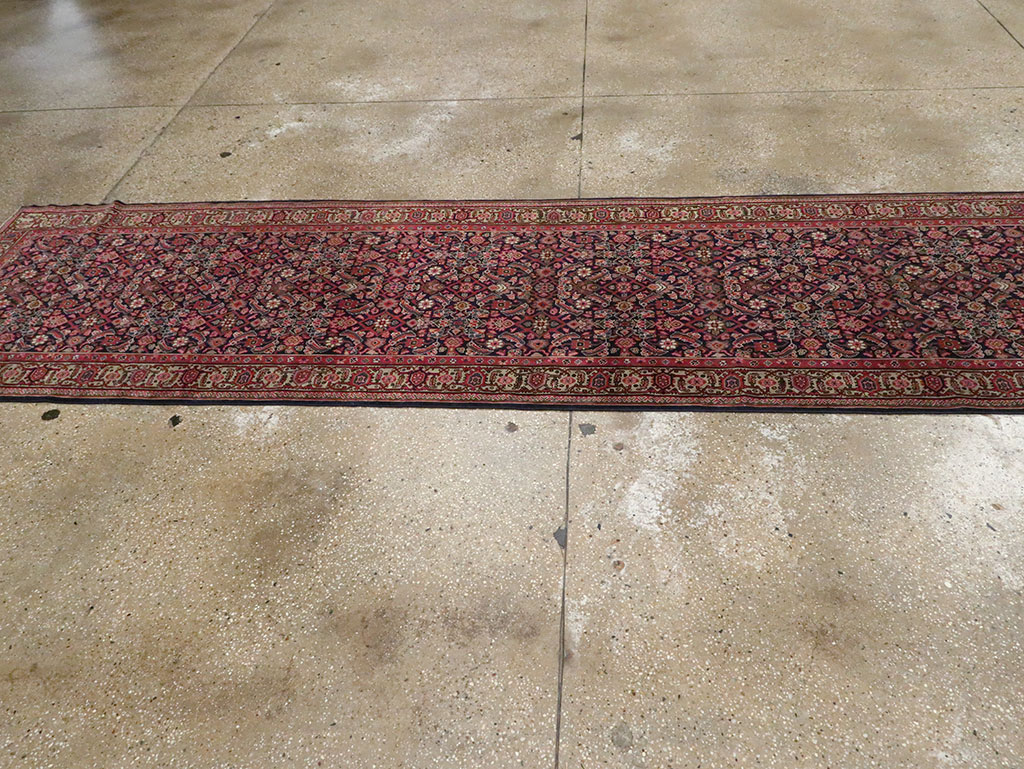 Antique Persian Fereghan Long Runner, No.8652 - Gss