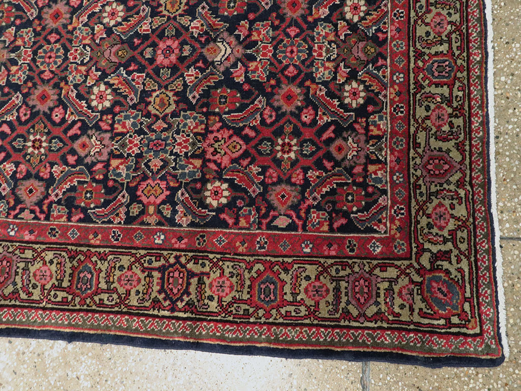 Antique Persian Fereghan Long Runner, No.8652 - Gss