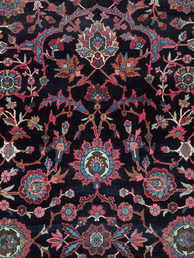 Antique Persian Lavar Kerman Carpet, No.8700 - Gss