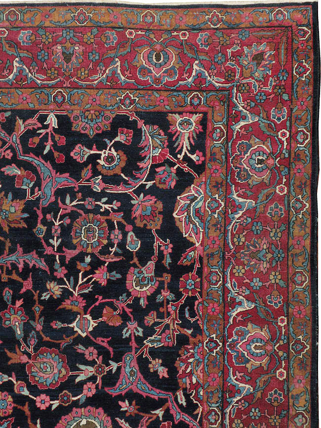 Antique Persian Lavar Kerman Carpet, No.8700 - Gss