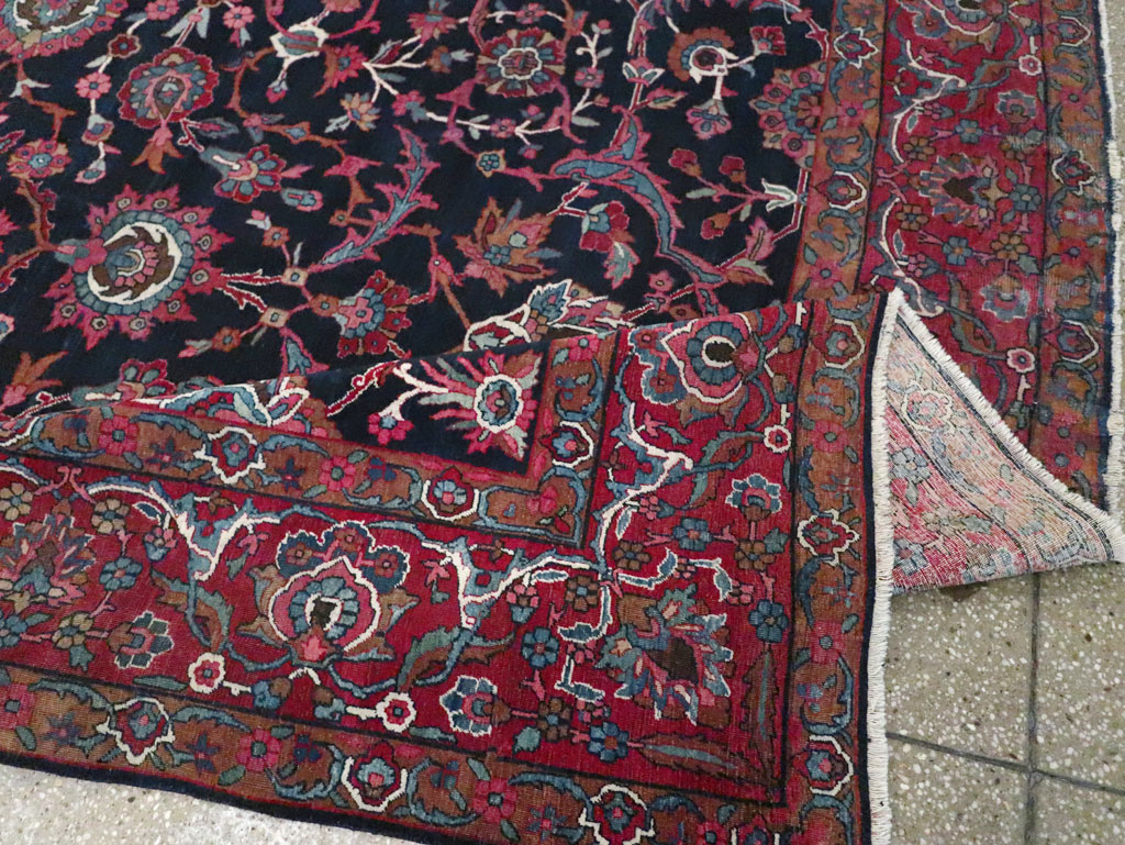 Antique Persian Lavar Kerman Carpet, No.8700 - Gss
