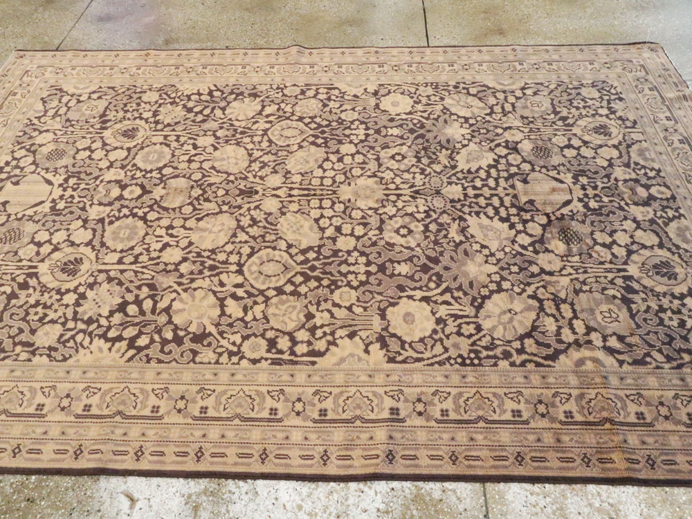 Vintage Indian Lahore Accent Carpet, No.8702 - Gss