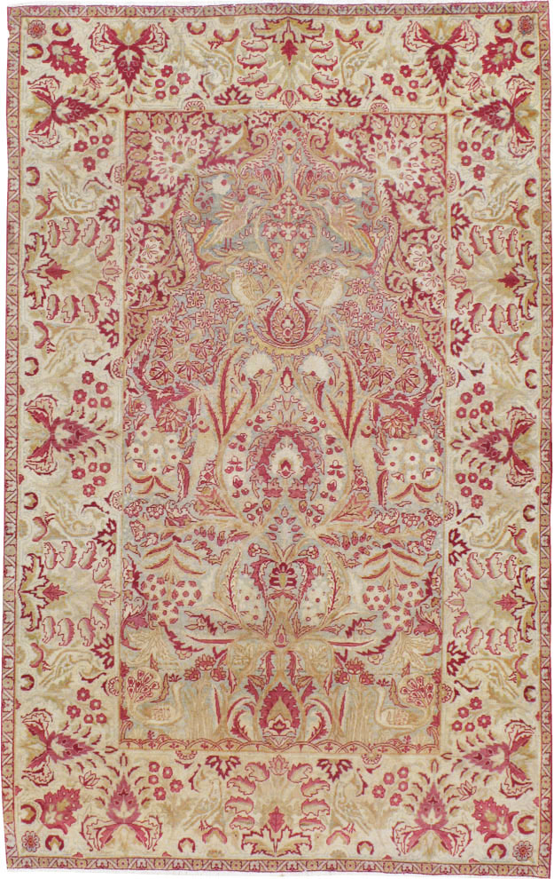 Antique Persian Lavar Kerman Rug, No.8706 - Gss
