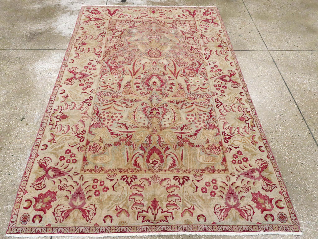 Antique Persian Lavar Kerman Rug, No.8706 - Gss