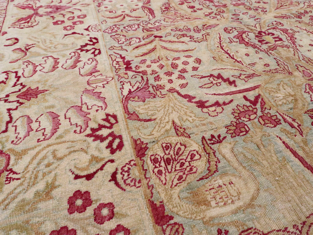 Antique Persian Lavar Kerman Rug, No.8706 - Gss