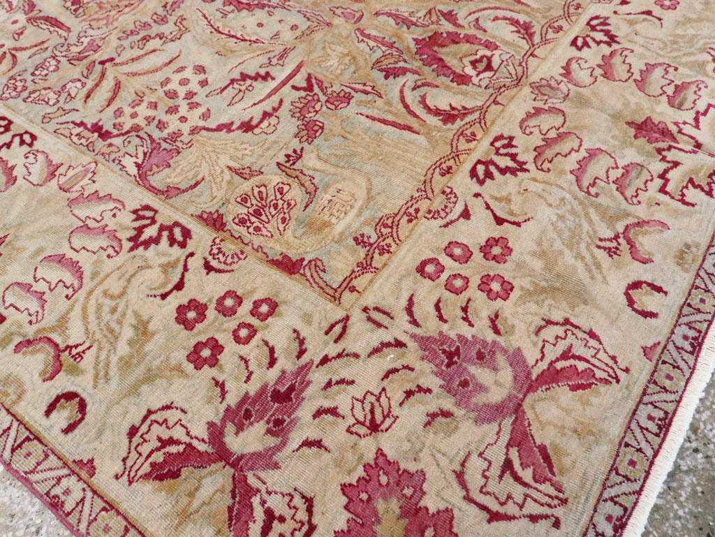 Antique Persian Lavar Kerman Rug, No.8706 - Gss