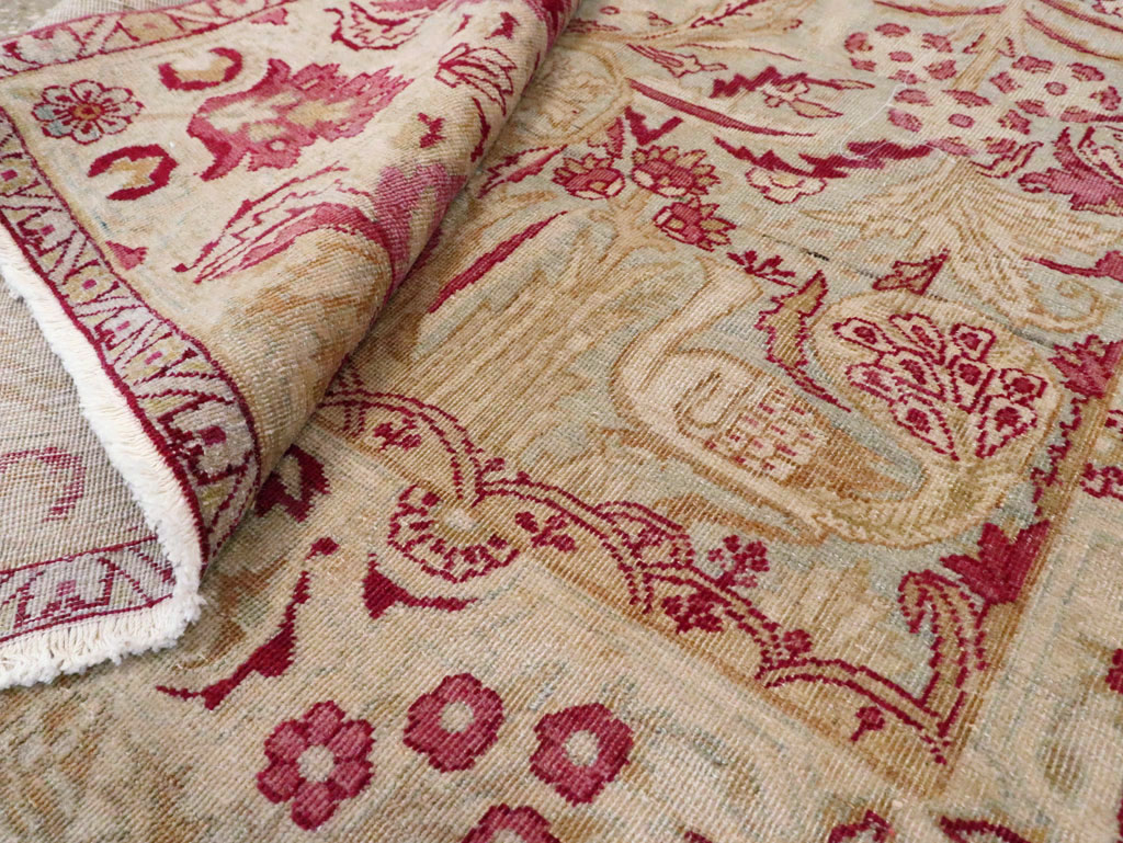 Antique Persian Lavar Kerman Rug, No.8706 - Gss