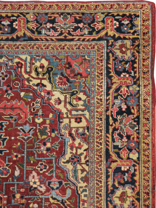 Vintage Persian Heriz Carpet, No.8713 - Gss