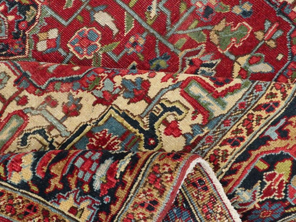 Vintage Persian Heriz Carpet, No.8713 - Gss
