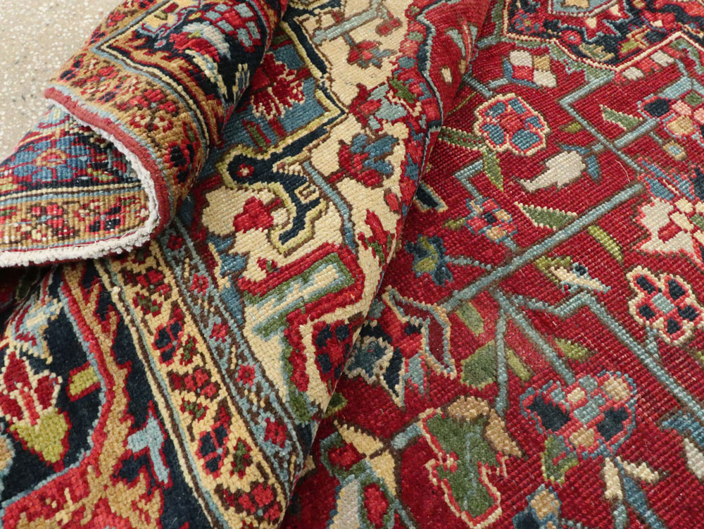 Vintage Persian Heriz Carpet, No.8713 - Gss