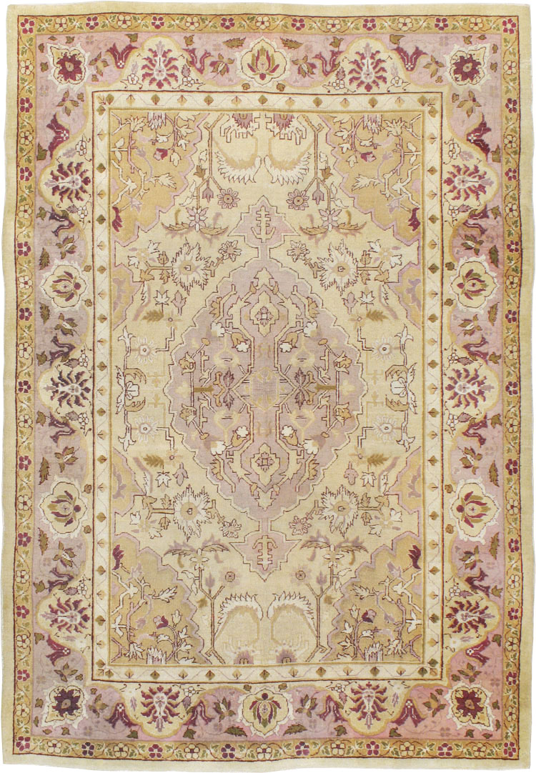 Antique Indian Agra Carpet, No.8730 - Gss
