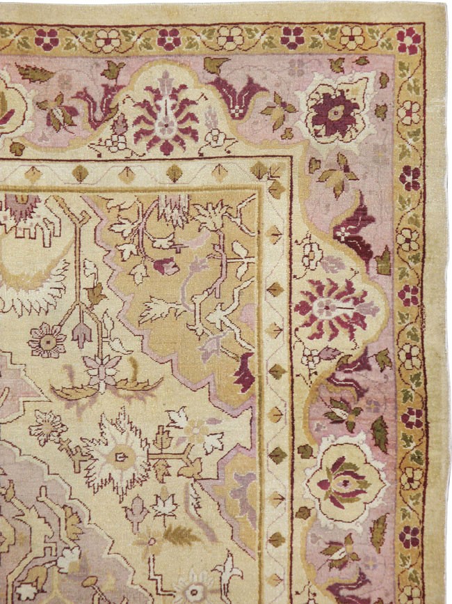 Antique Indian Agra Carpet, No.8730 - Gss