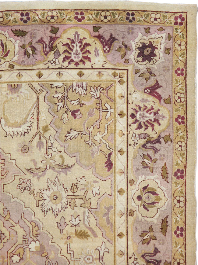 Antique Indian Agra Carpet, No.8730 - Gss