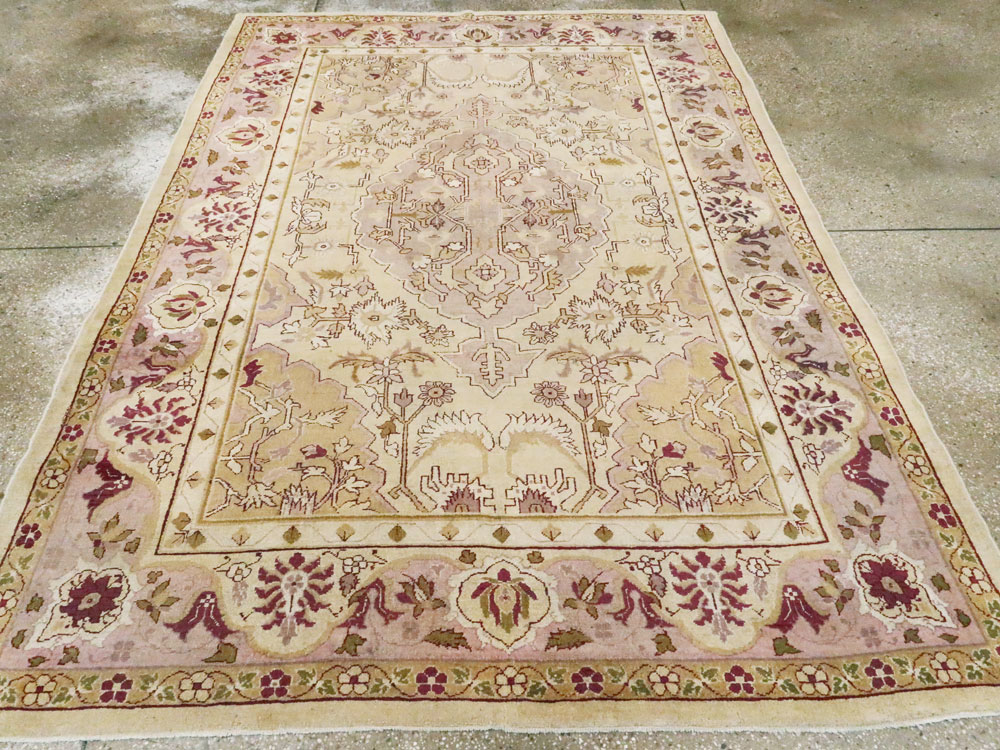Antique Indian Agra Carpet, No.8730 - Gss