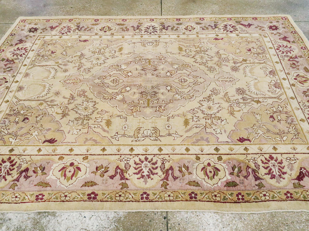 Antique Indian Agra Carpet, No.8730 - Gss