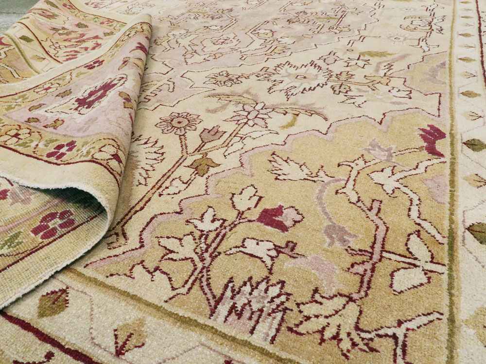 Antique Indian Agra Carpet, No.8730 - Gss