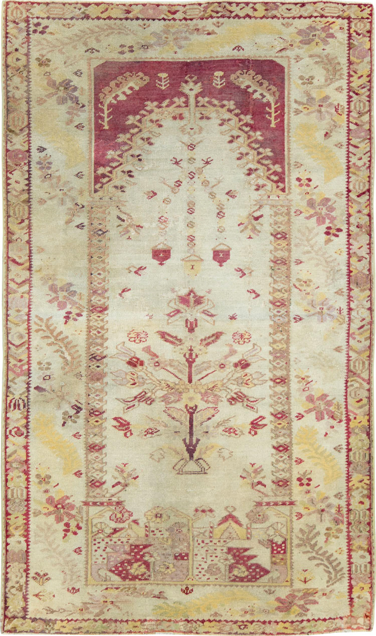 Antique Turkish Ghiordes Rug, No.8740 - Gss