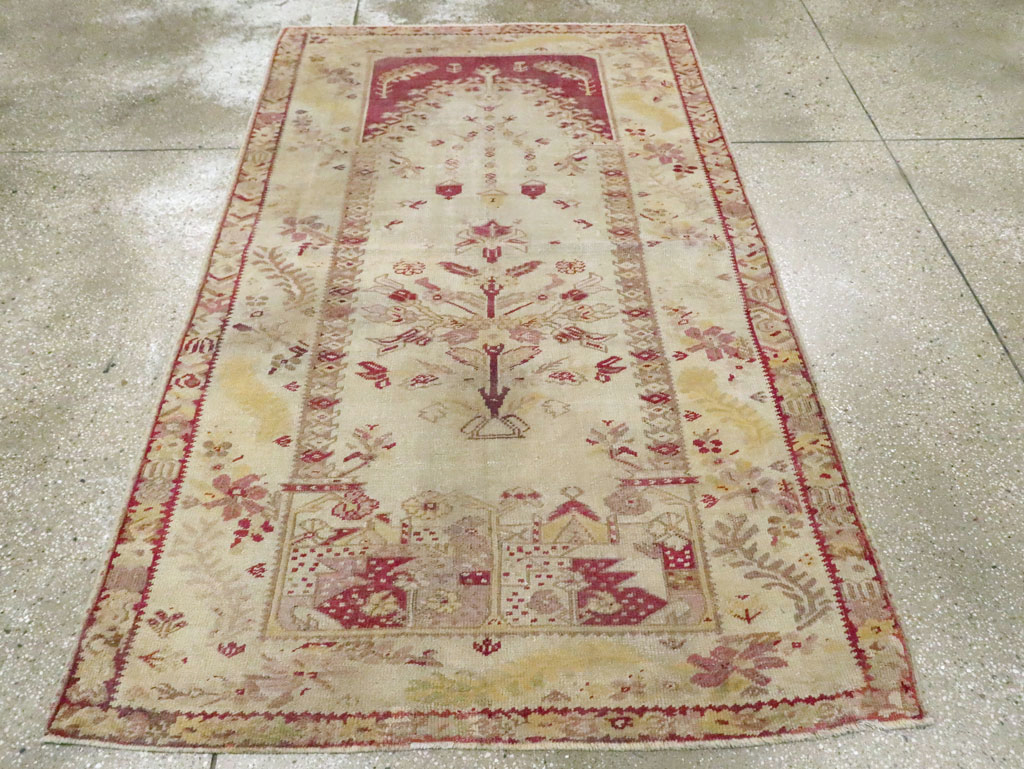 Antique Turkish Ghiordes Rug, No.8740 - Gss