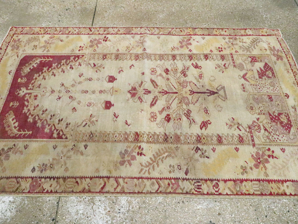 Antique Turkish Ghiordes Rug, No.8740 - Gss
