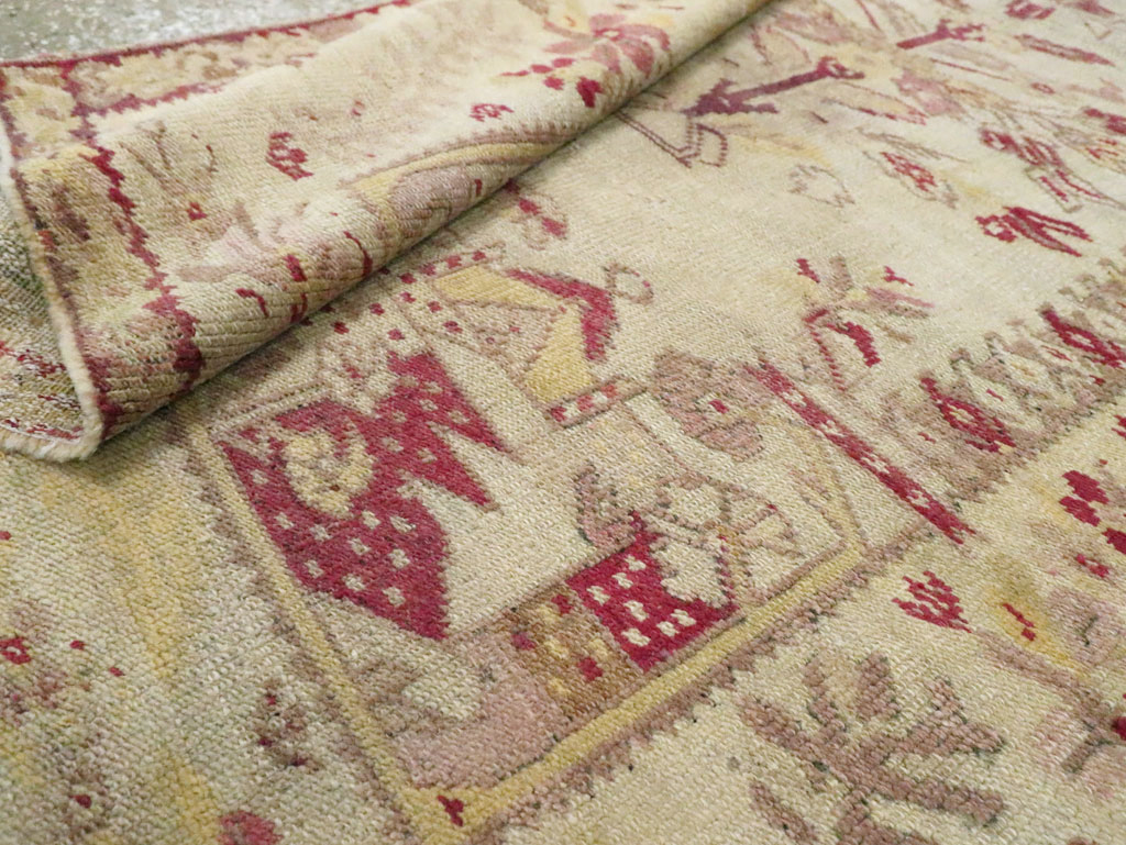 Antique Turkish Ghiordes Rug, No.8740 - Gss