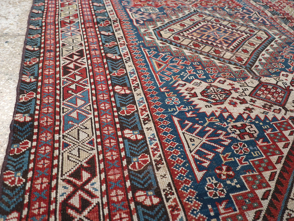 Antique Caucasian Shirvan Rug, No.8742 - Gss