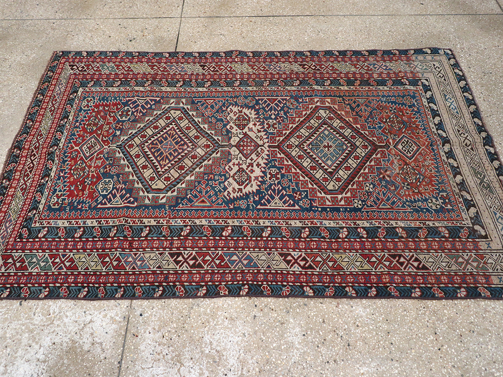 Antique Caucasian Shirvan Rug, No.8742 - Gss