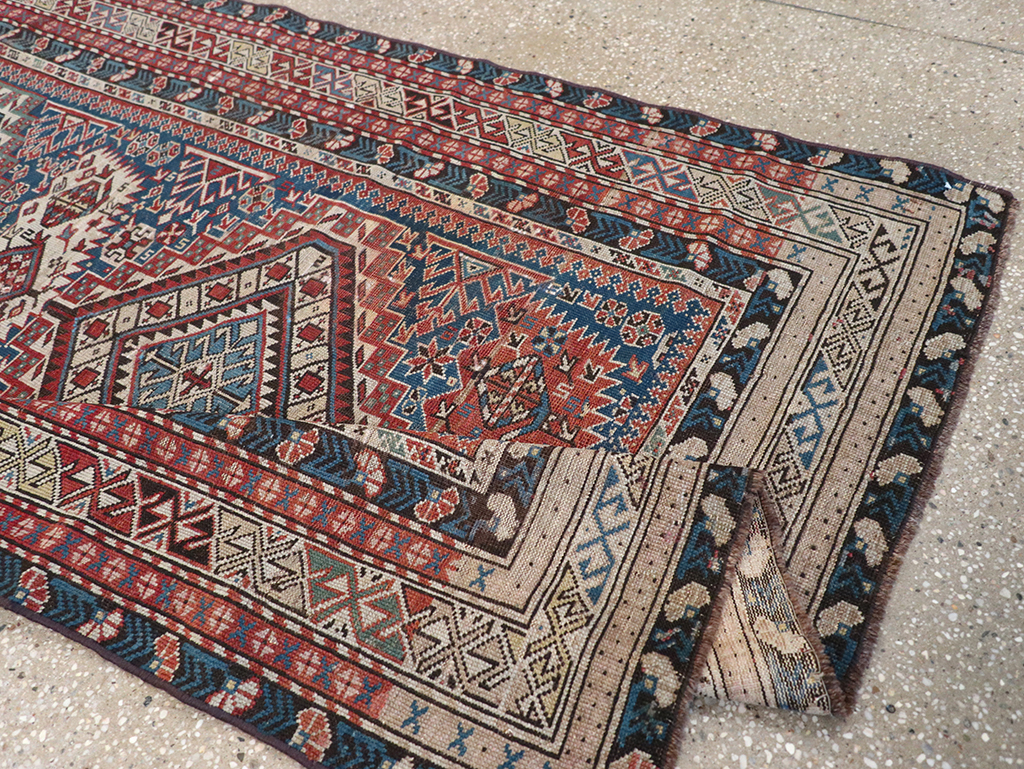 Antique Caucasian Shirvan Rug, No.8742 - Gss