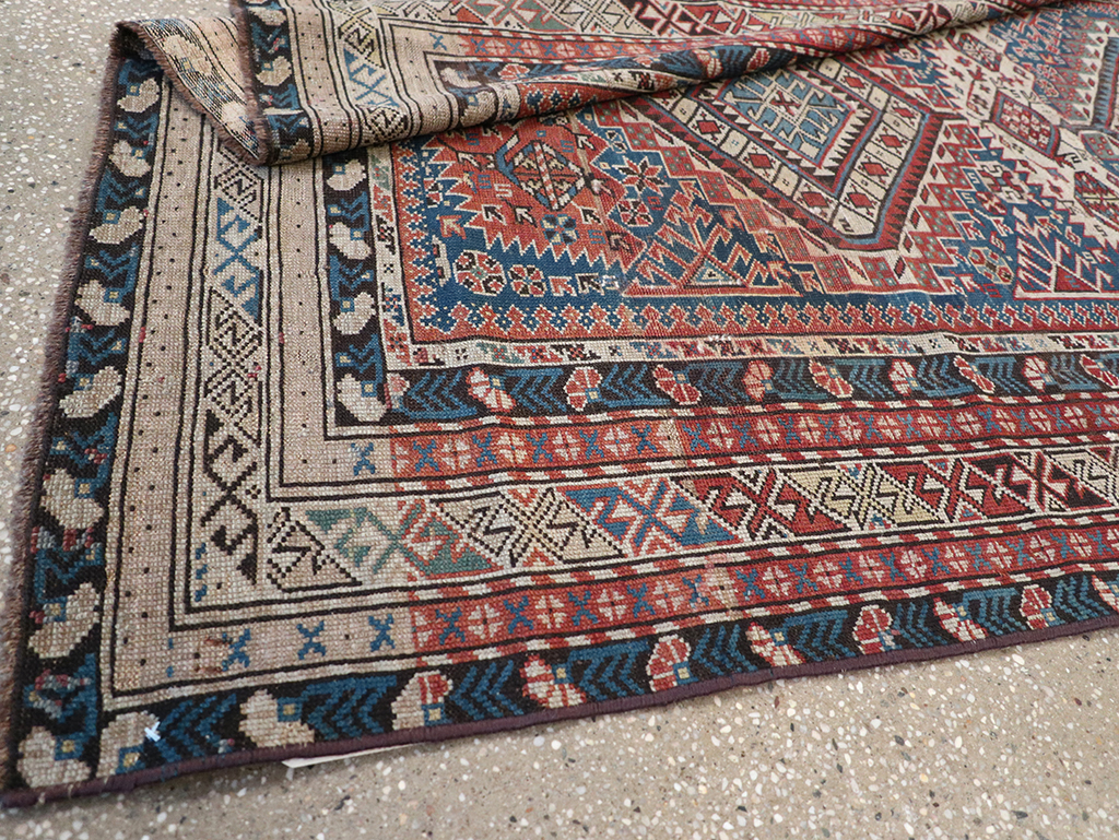 Antique Caucasian Shirvan Rug, No.8742 - Gss