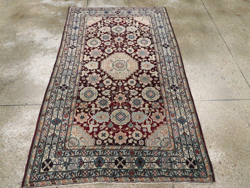 Antique Indian Agra Rug, No.8745 - Gss