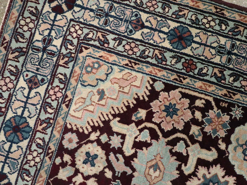 Antique Indian Agra Rug, No.8745 - Gss