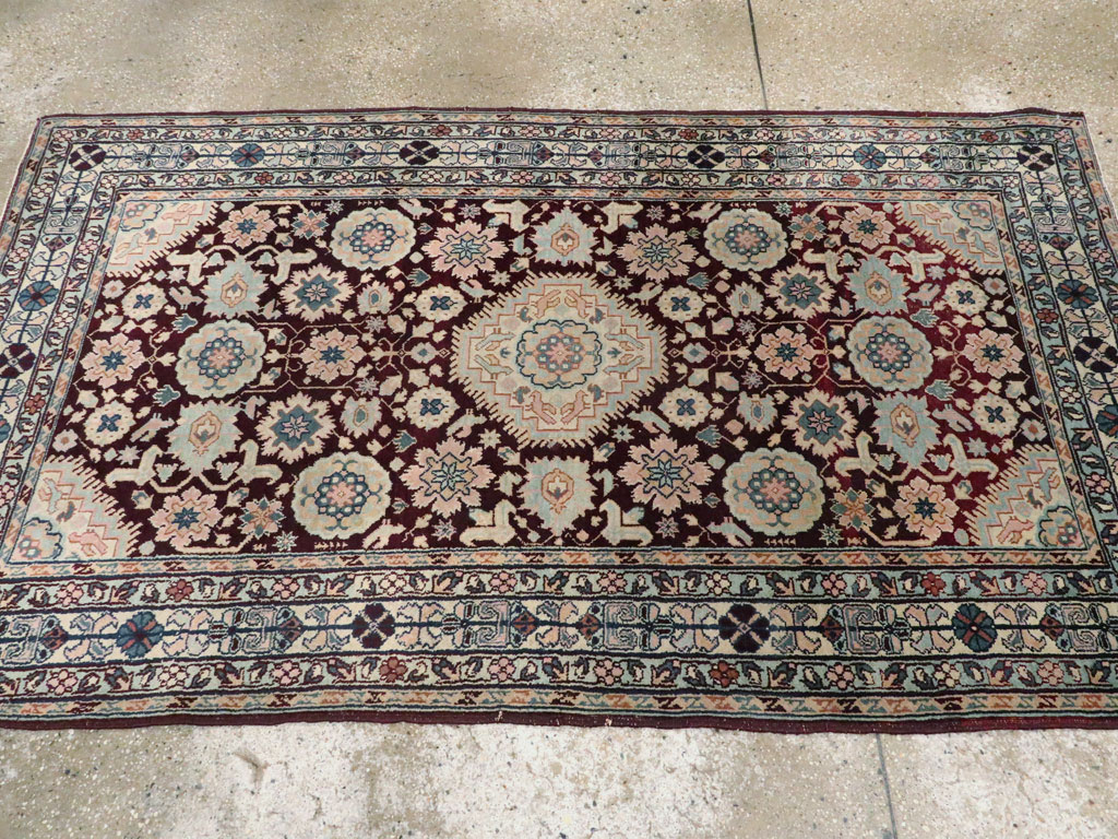 Antique Indian Agra Rug, No.8745 - Gss