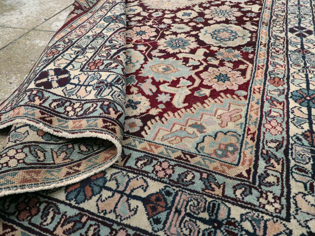 Antique Indian Agra Rug, No.8745 - Gss