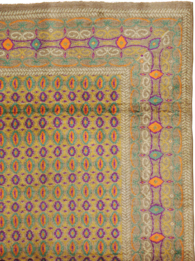 Vintage Indian Lahore Rug, No.8748 - Gss