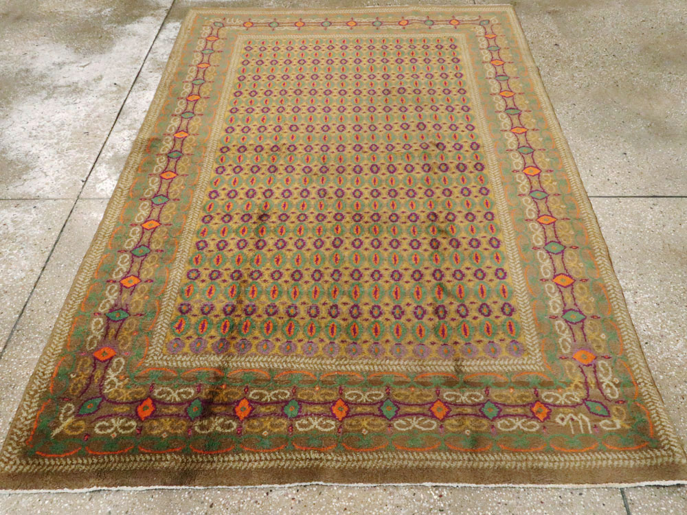 Vintage Indian Lahore Rug, No.8748 - Gss