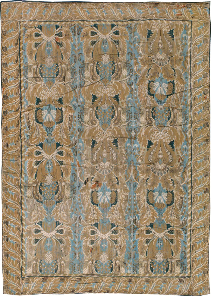 Antique European Chenille Carpet, No.8771 - Gss