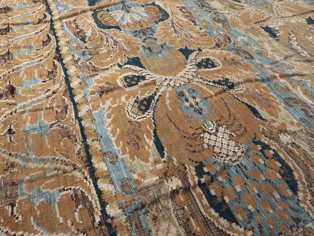Antique European Chenille Carpet, No.8771 - Gss