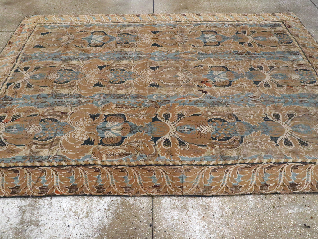 Antique European Chenille Carpet, No.8771 - Gss