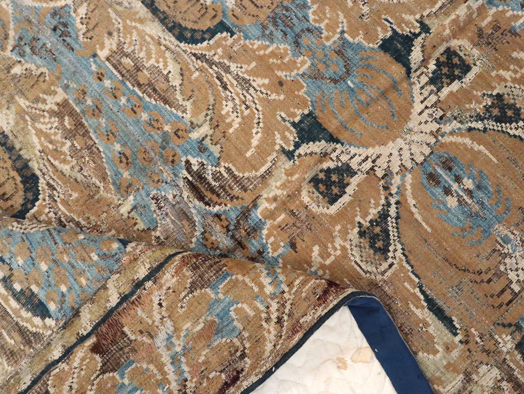 Antique European Chenille Carpet, No.8771 - Gss