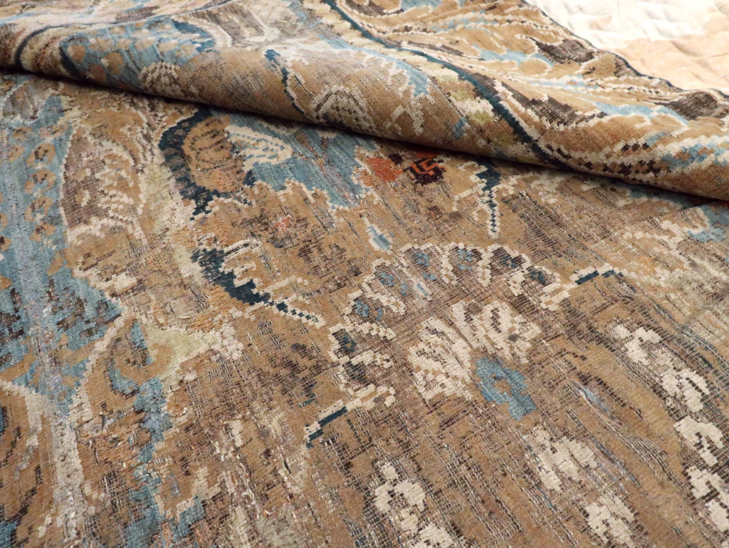 Antique European Chenille Carpet, No.8771 - Gss