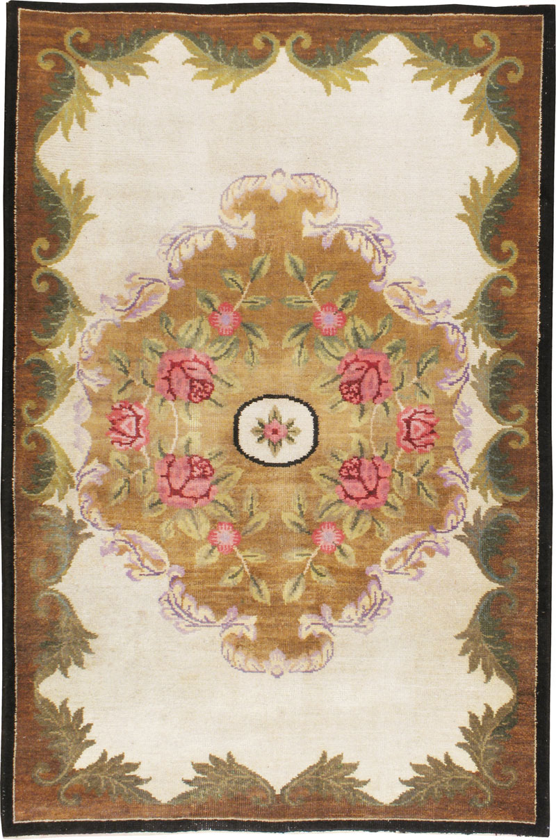 Vintage European Continental Carpet, No.8774 - Gss